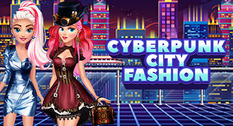 Source of Cyberpunk City Fashion Game Image