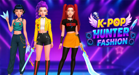 Source of K-Pop Hunter Fashion Game Image