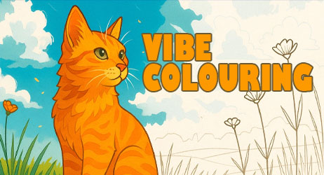 Source of Vibe Colouring Game Image