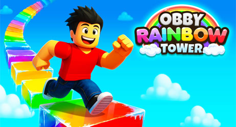 Source of Obby Rainbow Tower Game Image