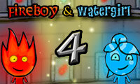 Niño fuego y niña agua - Fireboy and Watergirl The Forest Temple -  Minijuegos