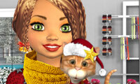 Avie: Christmas Style - A Free Girl Game on GirlsGoGames.com