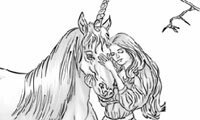 Colorea al unicornio