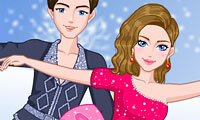 Ice Skating Couple