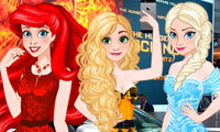 Princesses at the Paris Motor Show