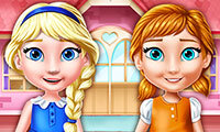 Ice Princess Doll House Games - Decorating and DIY the Dollhouse! 