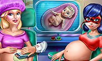 Beauties Pregnant BFFs em Jogos na Internet