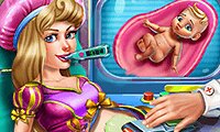 Ice Princess Pregnant Mom And Baby Care Games - BabyGames Video 