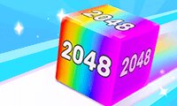 Chain Cube: 2048 Merge - A Free Game for Girls on GirlsGoGames.co.uk