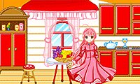 Red Dollhouse Make Over