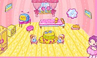Purple Doll House Make Over