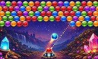 Bubble Shooter Crystal Hunt