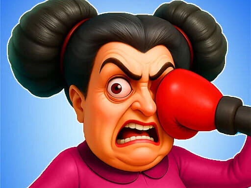 Crazy Aunty: Slap & Punch