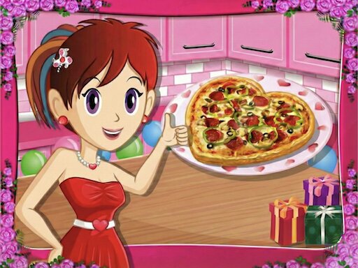 Valentine Pizza: Sara's Cooking Class